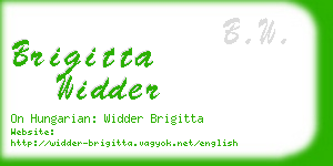 brigitta widder business card